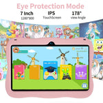 แท็บเล็ตสำหรับเด็ก BDF ขนาด 7 นิ้ว WiFi พร้อมเคสซิลิโคนรูปนักบินอวกาศ, 2GB+32GB, Android 8.1 MTK6735 Quad Core CPU, ปลั๊กสหรัฐอเมริกา, 4GB+64GB