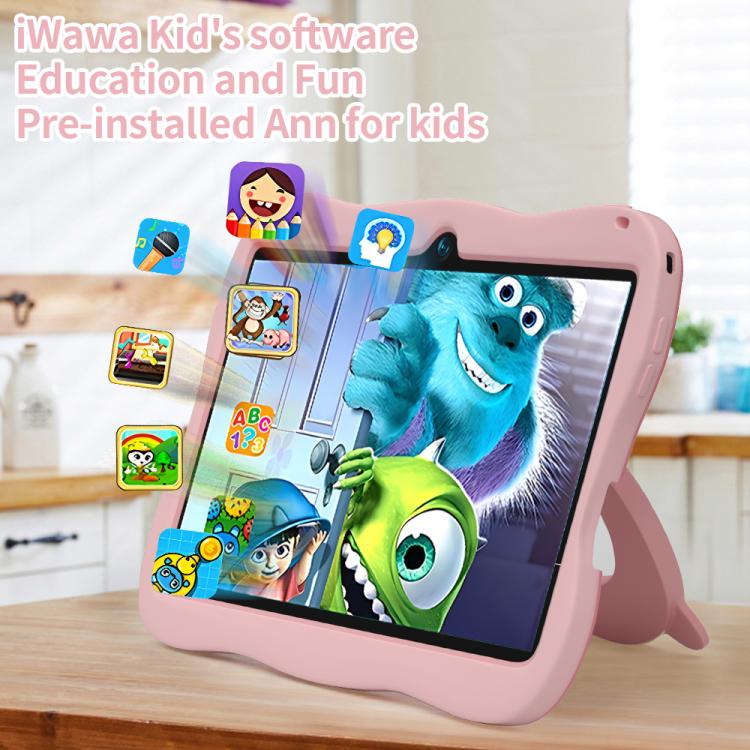 แท็บเล็ตสำหรับเด็ก BDF ขนาด 7 นิ้ว WiFi พร้อมเคสซิลิโคนรูปนักบินอวกาศ, 2GB+32GB, Android 8.1 MTK6735 Quad Core CPU, ปลั๊กสหรัฐอเมริกา, 4GB+64GB