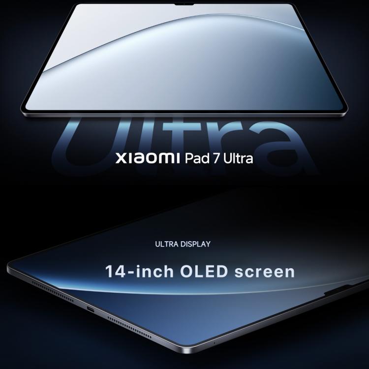 Xiaomi Pad 7 Ultra 14 นิ้ว, 12GB+512GB, HyperOS 2, XRING O1 ซีพียู Deca Core 3nm, 12GB+512GB