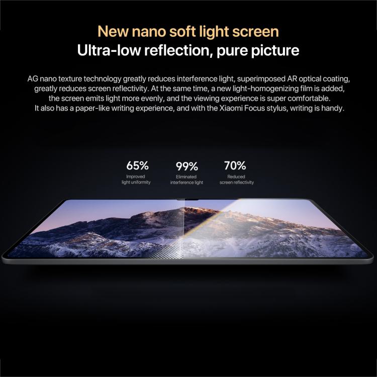Xiaomi Pad 7 Ultra 14 นิ้ว, 12GB+512GB, HyperOS 2, XRING O1 ซีพียู Deca Core 3nm, 12GB+512GB