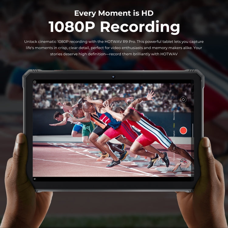 แท็บเล็ตกันกระแทก HOTWAV Tab R9 Pro IP68/IP69K, 6GB+256GB, 11 นิ้ว Android 14 Unisoc T606 Octa Core 4G Network, เวอร์ชันทั่วโลกพร้อม Google Play, ปลั๊ก EU, Tab R9 Pro