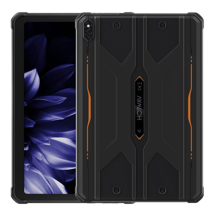 HOTWAV Tab R8 แท็บเล็ตกันน้ำกันฝุ่น IP68/IP69K, 4GB+128GB, 10.1 นิ้ว Android 14 Unisoc T606 Octa Core เครือข่าย 4G, รุ่นทั่วโลกพร้อม Google Play, ปลั๊ก EU, Tab R8