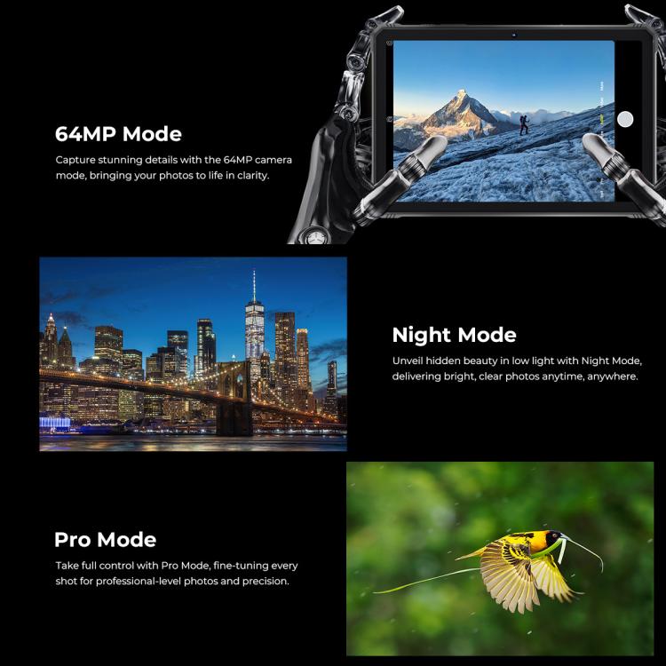 แท็บเล็ตกันกระแทก HOTWAV Tab R9 Ultra IP68/IP69K, 8GB+512GB, 11 นิ้ว Android 15 Unisoc T8200 Octa Core 5G, เวอร์ชันทั่วโลกพร้อม Google Play, ปลั๊ก EU, Tab R9 Ultra