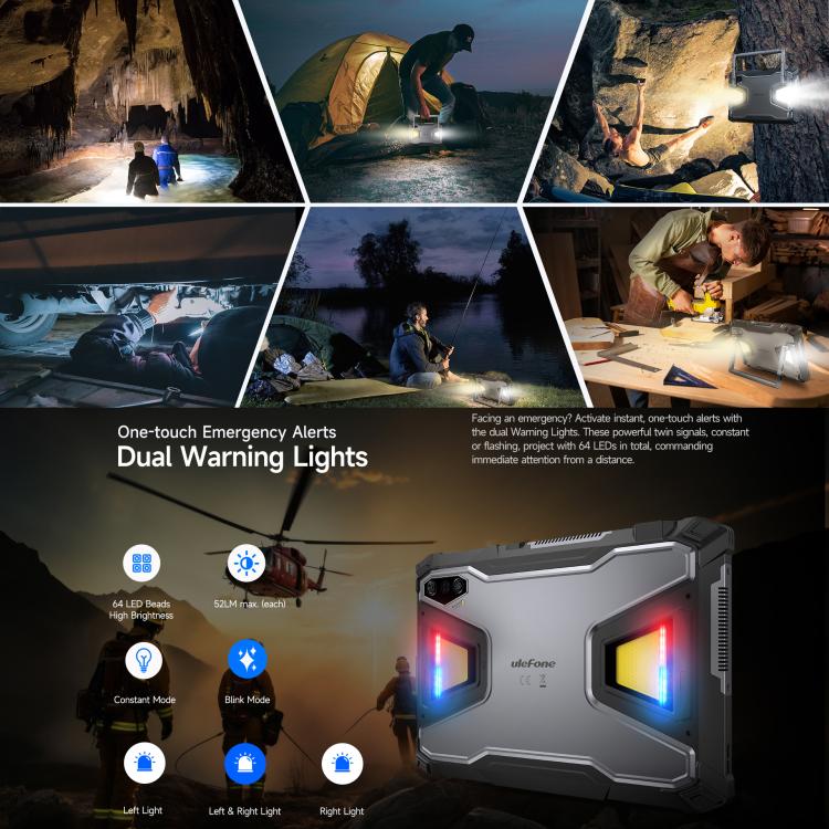 แท็บเล็ตกันกระแทก Ulefone Armor Pad 5 Ultra, 12GB+512GB, 11 นิ้ว Android 15 MediaTek Dimensity 7400X Octa Core 5G, ปลั๊ก EU, Armor Pad 5 Ultra