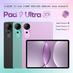 Pad 9 Ultra แท็บเล็ตโทรศัพท์ 3G 10.1 นิ้ว, 2GB+32GB, Android 10 MTK6737 Quad Core, ปลั๊ก US, ปลั๊ก US