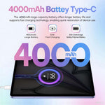 ชุดแท็บเล็ต Pad 8 Pro ขนาด 10.1 นิ้ว 4G LTE, 4GB+32GB, Android 10 MT6755 Octa Core พร้อมคีย์บอร์ด / เมาส์ / เคสหนัง ปลั๊ก US ปลั๊ก US
