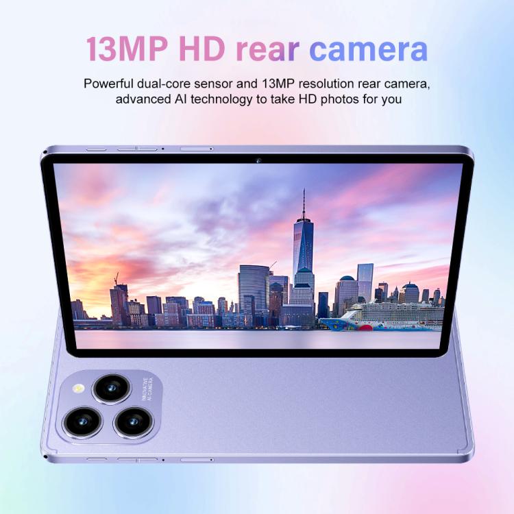 ชุดแท็บเล็ต Pad 8 Pro ขนาด 10.1 นิ้ว 4G LTE, 4GB+32GB, Android 10 MT6755 Octa Core พร้อมคีย์บอร์ด / เมาส์ / เคสหนัง ปลั๊ก EU ปลั๊ก EU