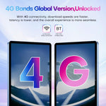 ชุดแท็บเล็ต Pad 9 Pro ขนาด 10.1 นิ้ว 4G LTE, 4GB+32GB, Android 10 MT6755 Octa Core พร้อมคีย์บอร์ด / เมาส์ / เคสหนัง ปลั๊ก US ปลั๊ก US