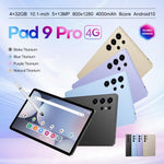 ชุดแท็บเล็ต Pad 9 Pro ขนาด 10.1 นิ้ว 4G LTE, 4GB+32GB, Android 10 MT6755 Octa Core พร้อมคีย์บอร์ด / เมาส์ / เคสหนัง ปลั๊ก UK ปลั๊ก UK