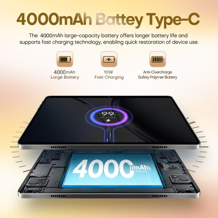 แท็บเล็ตโทรศัพท์ Pad 8 Ultra ขนาด 10.1 นิ้ว 3G โทรได้, 3GB+32GB, Android 10 MTK6755 Quad Core ปลั๊ก US ปลั๊ก US