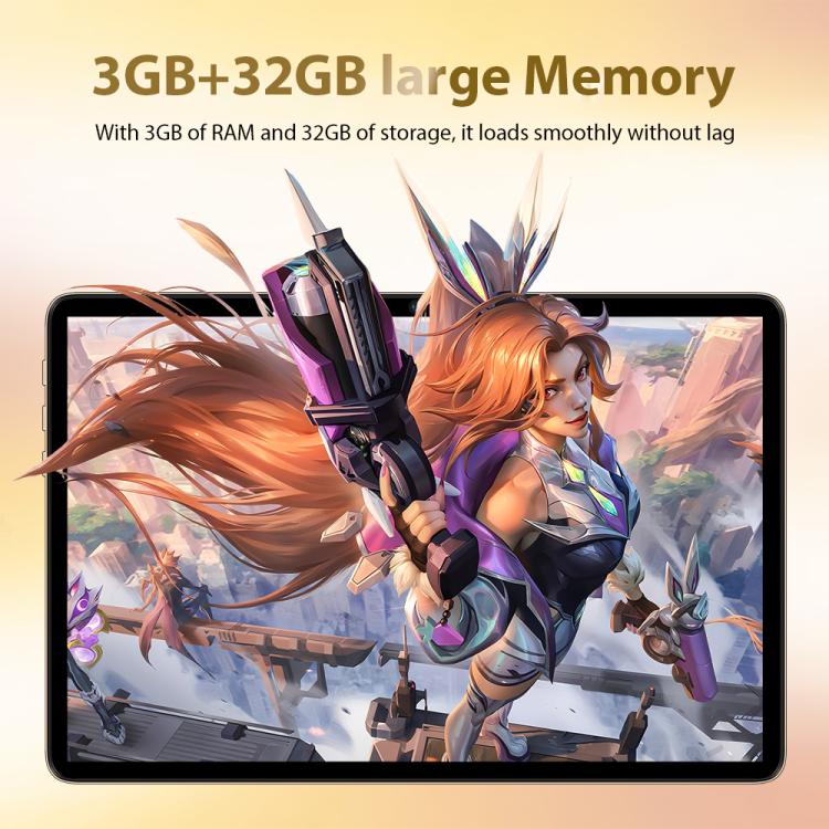 แท็บเล็ตโทรศัพท์ Pad 8 Ultra ขนาด 10.1 นิ้ว 3G โทรได้, 3GB+32GB, Android 10 MTK6755 Quad Core ปลั๊ก US ปลั๊ก US