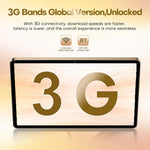 แท็บเล็ตพีซี Pad 8 Ultra 10.1 นิ้ว โทร 3G, 3GB+32GB, Android 10 MTK6755 Octa Core, ปลั๊ก EU
