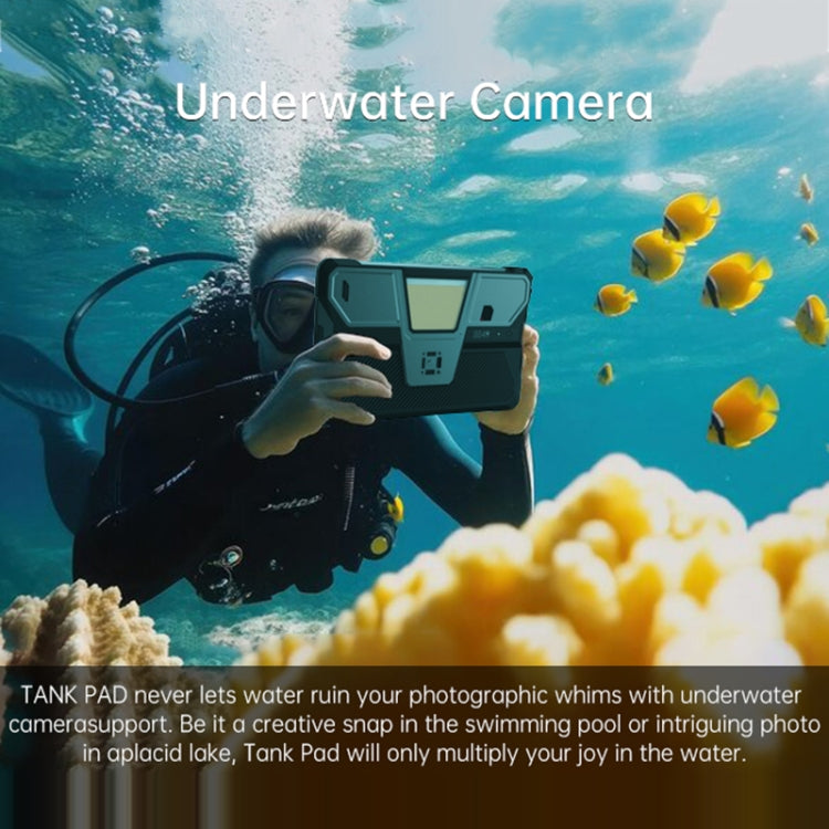 แท็บเล็ตและโปรเจคเตอร์กันกระแทก Unihertz 8849 Tank Pad, 16GB+512GB, 10.95 นิ้ว Android 14 Dimensity 8200 Octa Core 5G Network, ปลั๊ก EU, Tank Pad 5G Network