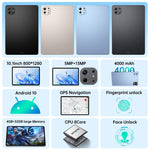 แท็บเล็ต Pro 13 10.1 นิ้ว 4G LTE, 4GB+32GB, Android 10 MTK6755 Octa Core, ปลั๊ก AU, ปลั๊ก AU