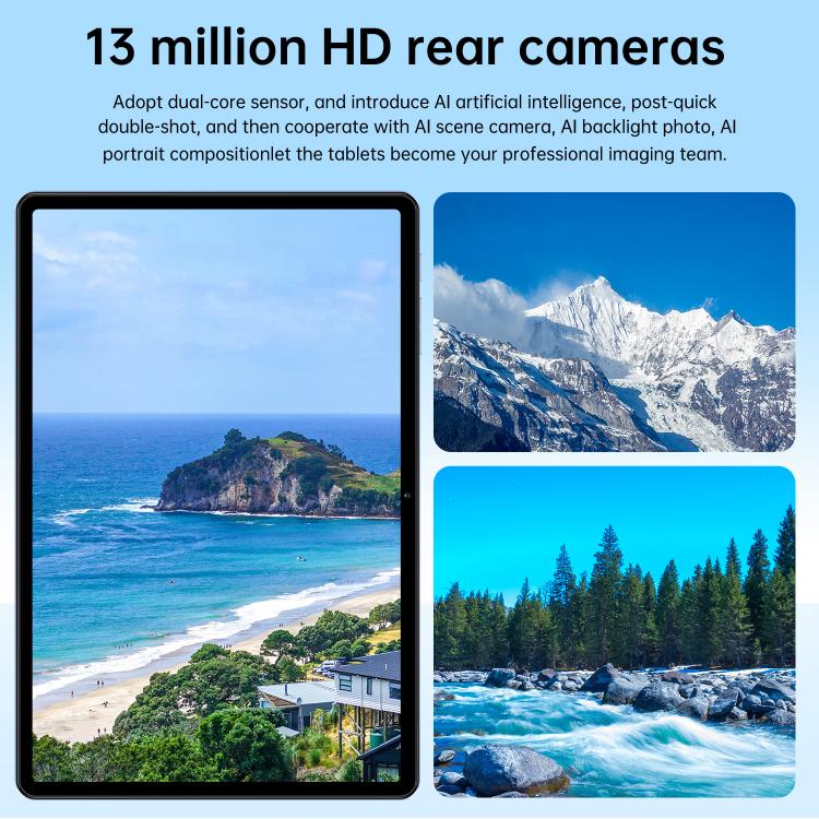 แท็บเล็ต Pro 13 10.1 นิ้ว 4G LTE, 4GB+32GB, Android 10 MTK6755 Octa Core, ปลั๊ก AU, ปลั๊ก AU
