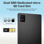 แท็บเล็ตพีซี Pad 7 Pro 10.1 นิ้ว 4G LTE, 4GB+32GB, Android 10 MTK6755 Octa Core, ปลั๊ก AU, ปลั๊ก AU