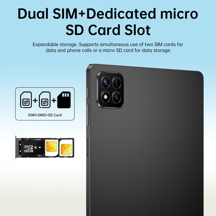 แท็บเล็ตพีซี Pad 7 Pro 10.1 นิ้ว 4G LTE, 4GB+32GB, Android 10 MTK6755 Octa Core, ปลั๊ก AU, ปลั๊ก AU