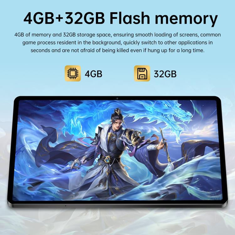 แท็บเล็ตพีซี Pad 7 Pro 10.1 นิ้ว 4G LTE, 4GB+32GB, Android 10 MTK6755 Octa Core, ปลั๊ก AU, ปลั๊ก AU