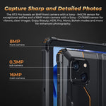แท็บเล็ตกันกระแทก OUKITEL RT3 Pro 4G Network IP68/IP69K, 4GB+128GB, 8.0 นิ้ว Android 14 MediaTek G81 Octa-Core รองรับซิมคู่, ปลั๊ก EU, RT3 Pro 4GB+128GB