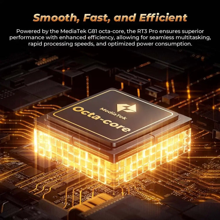 แท็บเล็ตกันกระแทก OUKITEL RT3 Pro 4G Network IP68/IP69K, 4GB+128GB, 8.0 นิ้ว Android 14 MediaTek G81 Octa-Core รองรับซิมคู่, ปลั๊ก EU, RT3 Pro 4GB+128GB