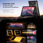 แท็บเล็ตกันกระแทก OUKITEL RT9 4G Network IP68/IP69K, 6GB+256GB, 11 นิ้ว Android 14 Unisoc T606 Octa-Core รองรับซิมคู่, ปลั๊ก EU, RT9 6GB+256GB