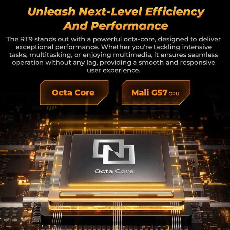 แท็บเล็ตกันกระแทก OUKITEL RT9 4G Network IP68/IP69K, 6GB+256GB, 11 นิ้ว Android 14 Unisoc T606 Octa-Core รองรับซิมคู่, ปลั๊ก EU, RT9 6GB+256GB