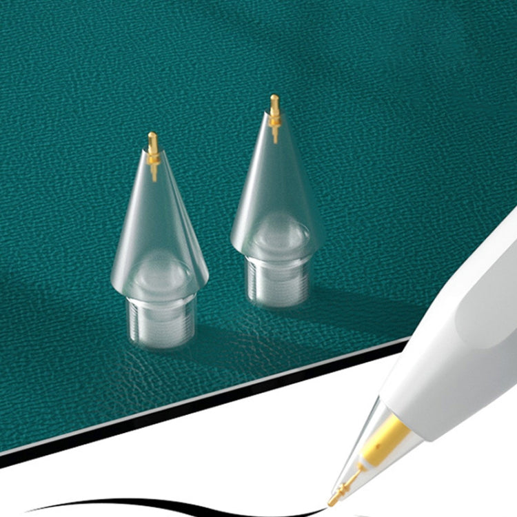 หัวปากกาสไตลัสเข็มคริสตัลเพชร 6.0 มม. 2 ชิ้น สำหรับ Apple Pencil 1 / 2