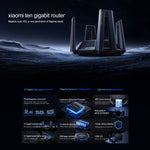 เราเตอร์ WiFi Xiaomi แท้ 10 กิกะบิต ไตรแบนด์ ระบบเมชไร้สาย ตัวเร่งเกม รีพีตเตอร์ ปลั๊กสหรัฐอเมริกา 10 กิกะบิต