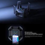 เราเตอร์ WiFi Xiaomi แท้ 10 กิกะบิต ไตรแบนด์ ระบบเมชไร้สาย ตัวเร่งเกม รีพีตเตอร์ ปลั๊กสหรัฐอเมริกา 10 กิกะบิต