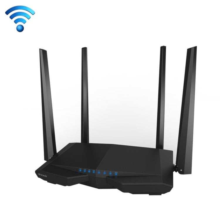 เราเตอร์ไร้สายสมาร์ท Tenda AC6 AC1200 ดูอัลแบนด์ 5GHz 867Mbps + 2.4GHz 300Mbps พร้อมเสาอากาศภายนอก 4*5dBi รุ่น AC6