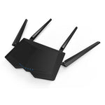 เราเตอร์ไร้สายสมาร์ท Tenda AC6 AC1200 ดูอัลแบนด์ 5GHz 867Mbps + 2.4GHz 300Mbps พร้อมเสาอากาศภายนอก 4*5dBi รุ่น AC6