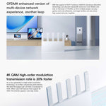เราเตอร์ Xiaomi BE5000 WiFi 7 MLO 2.4GHz 5.0GHz สองย่านความถี่ พอร์ต 2.5G RAM 512MB รีพีตเตอร์ ปลั๊กสหรัฐอเมริกา BE5000