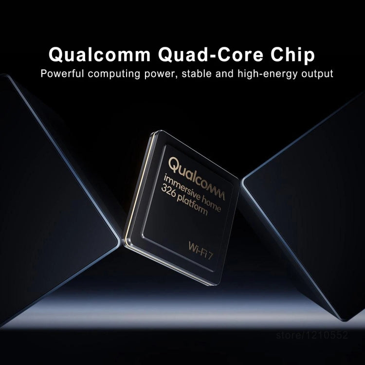 เราเตอร์ Xiaomi BE6500 WiFi 7 2.4GHz 5.0GHz สองย่านความถี่ 4 คอร์ พอร์ต 2.5G ปลั๊กสหรัฐอเมริกา BE6500