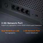 เราเตอร์ Xiaomi BE6500 WiFi 7 2.4GHz 5.0GHz สองย่านความถี่ 4 คอร์ พอร์ต 2.5G ปลั๊กสหรัฐอเมริกา BE6500