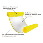 เปลพนักพิงพับได้แบบสองฟังก์ชัน พร้อมตาข่าย ขนาด 130x73 ซม. (สีน้ำเงินแซฟไฟร์)