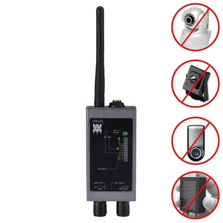 M8000 เครื่องตรวจจับมัลติฟังก์ชัน ป้องกันการสอดแนม ป้องกันการติดตาม, M8000
