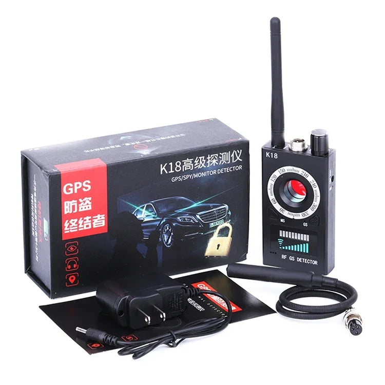 K18 เครื่องตรวจจับ GPS ไร้สาย ป้องกันการถ่ายภาพลับ, K18