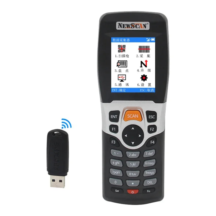 เครื่องสแกนบาร์โค้ดเลเซอร์แบบเส้นเดียว NEWSCAN NS3309 USB + ไร้สาย, NS3309L