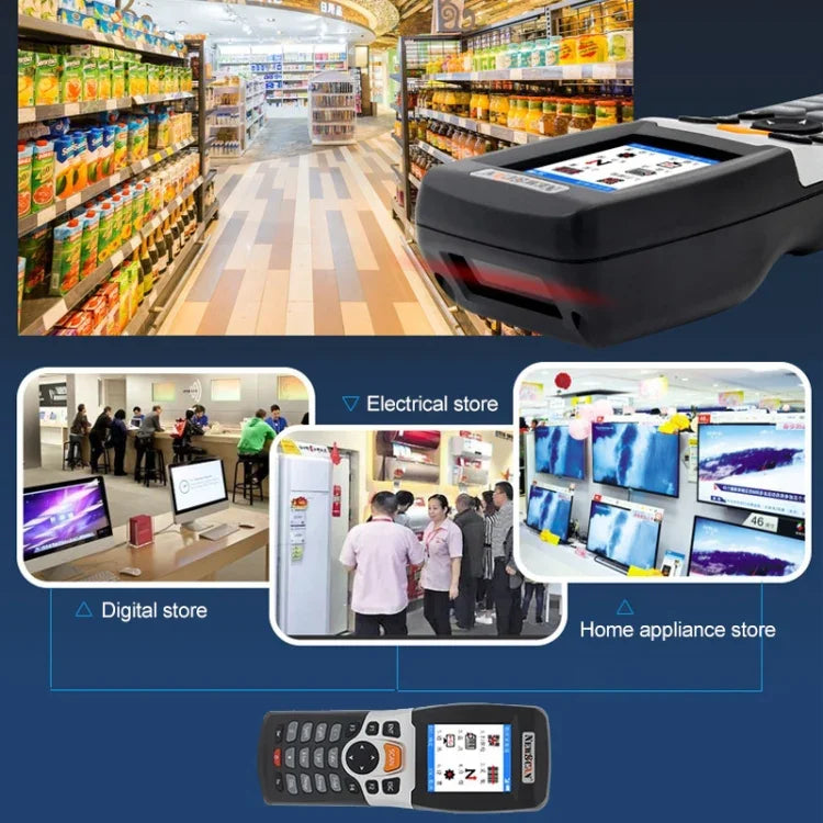 เครื่องสแกนบาร์โค้ดเลเซอร์แบบเส้นเดียว NEWSCAN NS3309 USB + ไร้สาย, NS3309L