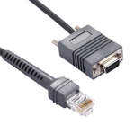 สายข้อมูลซีเรียล RS232 เป็น RJ45 ยาว 2 ม. สำหรับเครื่องสแกน Symbol LS2208, RS232 เป็น RJ45