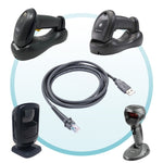 สายข้อมูลซีเรียล USB A ตัวผู้เป็น RJ45 ยาว 2 ม. สำหรับเครื่องสแกน Symbol LS2208 / 2208AP / LS4278, USB A ตัวผู้เป็น RJ45