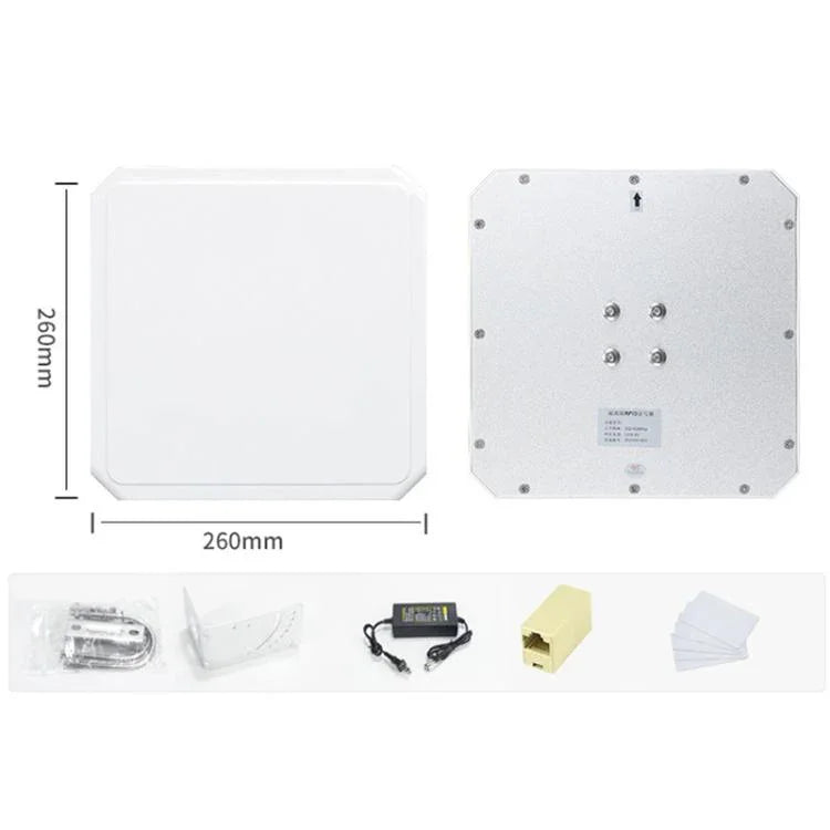 เครื่องอ่านบูรณาการ RFID UHF ระยะไกล พร้อมเสาอากาศ 9dBi ในตัว, สไตล์: มาตรฐาน, มาตรฐาน