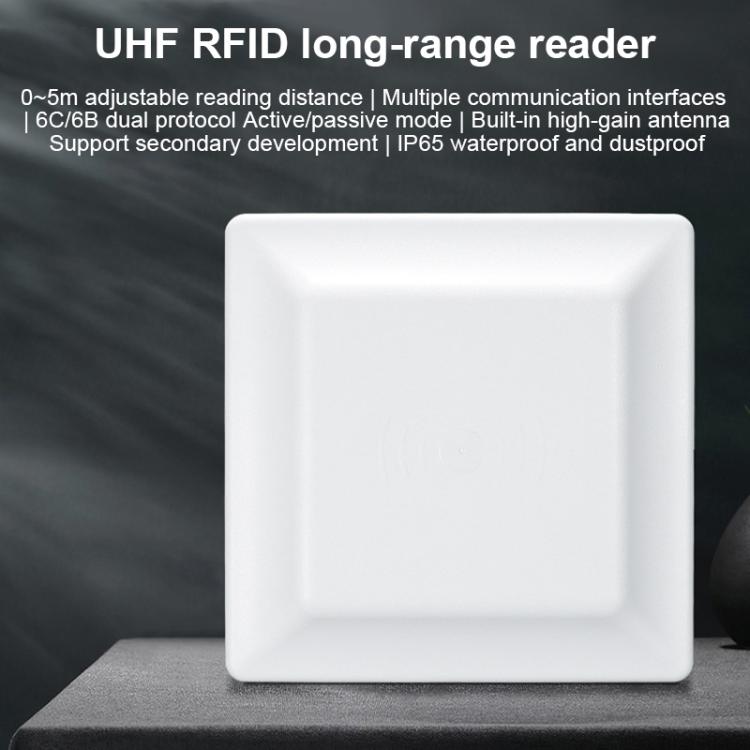 เครื่องอ่าน RFID UHF ช่วงกลางแบบบูรณาการ ระยะการระบุ 0-5 เมตร, รูปแบบ: มาตรฐาน, มาตรฐาน