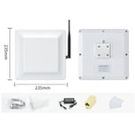 เครื่องอ่าน RFID UHF ช่วงกลางแบบบูรณาการ ระยะการระบุ 0-5 เมตร, รูปแบบ: เพิ่มการสื่อสาร WiFi, เพิ่มการสื่อสาร WiFi