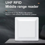 เครื่องอ่าน/เขียน RFID แท็กอิเล็กทรอนิกส์ UHF พร้อมเสาอากาศ 7dbi แบบบูรณาการ, รูปแบบ: พอร์ต RS232, พอร์ต RS232