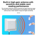 เครื่องอ่าน/เขียน RFID แท็กอิเล็กทรอนิกส์ UHF พร้อมเสาอากาศ 7dbi แบบบูรณาการ, รูปแบบ: พอร์ต RS232, พอร์ต RS232