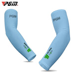 ปลอกแขนกันแดดผ้าไหมน้ำแข็ง PGM กอล์ฟ สำหรับผู้ชายและผู้หญิง (สีชมพู ขนาด XXL), M, L, XL, XXL