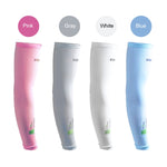 ปลอกแขนกันแดดผ้าไหมน้ำแข็ง PGM กอล์ฟ สำหรับผู้ชายและผู้หญิง (สีชมพู ขนาด XXL), M, L, XL, XXL