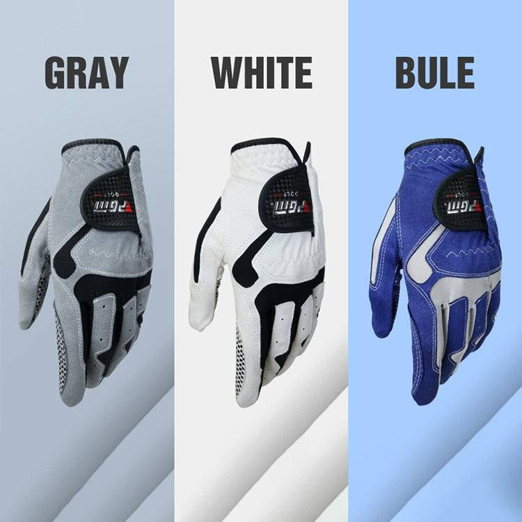 ถุงมือไมโครไฟเบอร์สำหรับเล่นกอล์ฟมือซ้าย PGM ป้องกันลื่น สำหรับผู้ชาย ขนาด 22, 23, 24, 25, 26