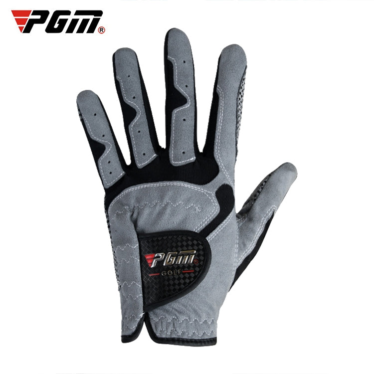 ถุงมือไมโครไฟเบอร์สำหรับเล่นกอล์ฟมือซ้าย PGM ป้องกันลื่น สำหรับผู้ชาย ขนาด 22, 23, 24, 25, 26
